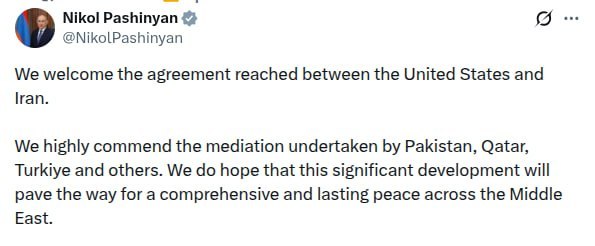 Пашинян приветствовал соглашение между США и Ираном: оценка для Абовяна и Котайка