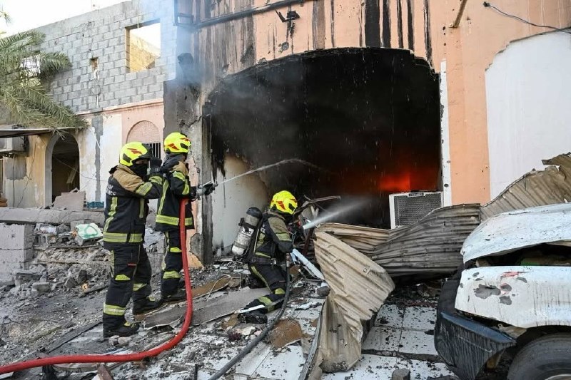 Последствия удара Ирана по Бахрейну 11 июня: поврежденные дома и автомобили в Хамаде и Манаме