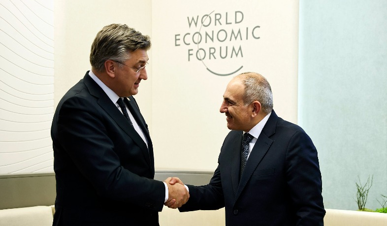 Встреча премьер-министра Хорватии и главы МИД Армении в Абовяне (Котайк)