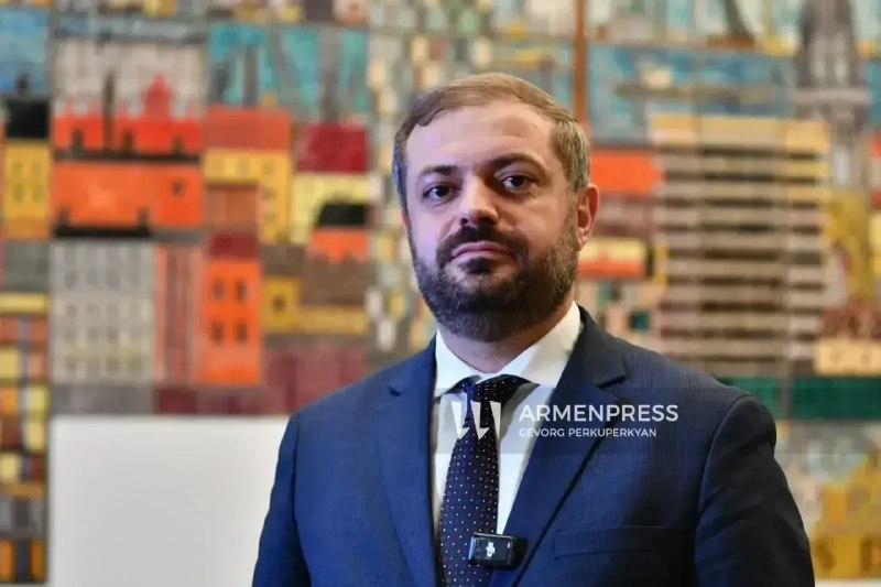 Министр экономики Армении Геворг Папоян представляет программу поддержки экспорта, актуальную для аграрного сектора Котайка