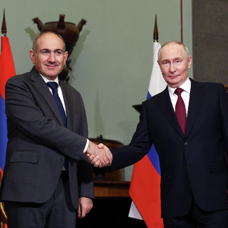 Поздравительное послание Пашиняна Путину с Днем России