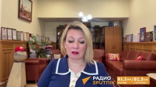 Мария Захарова на брифинге о вмешательстве в выборы в Армении, Абовян