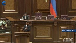 Ваагн Алексанян: оппозиция покинула зал НС, чтобы отвести взятки соратникам в тюрьме